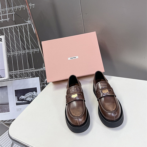 미우미우 여성용 로퍼 (굽높이5CM) M63785-1 2024/신상