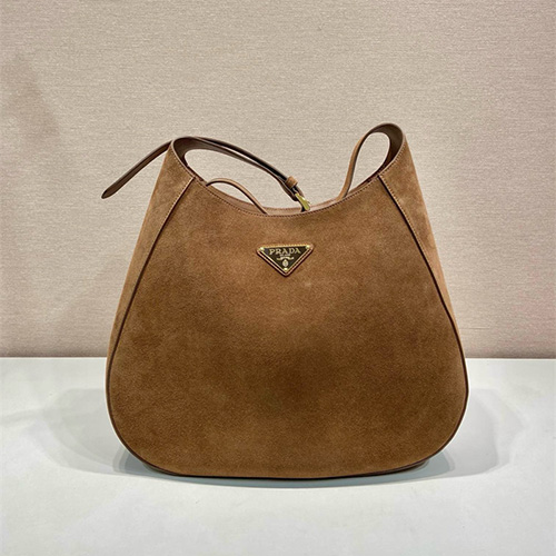 프라다 레더 브러시드 라지 숄더백 1BC181 2024/신상
