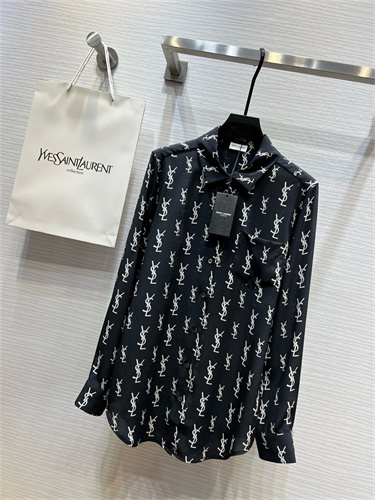 생로랑 실크 셔츠 C14202 2025/신상