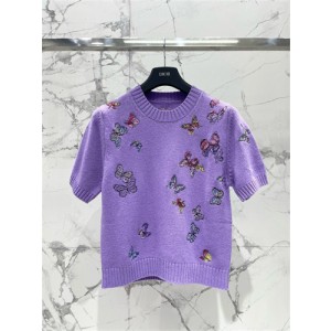 디올 자수 니트 티 D82308 2025/신상