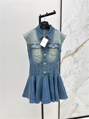 발망 데님 원피스 B93408 2025/신상