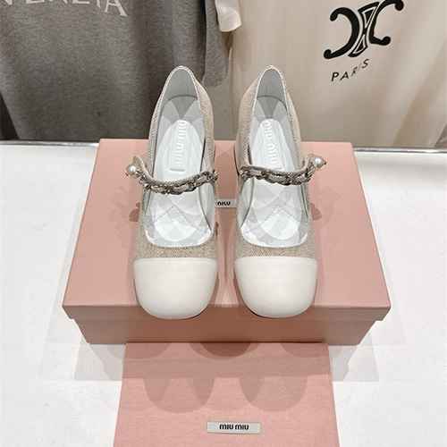 미우미우 여성용 구두 (굽높이6.5CM) M34011-2 2025/신상