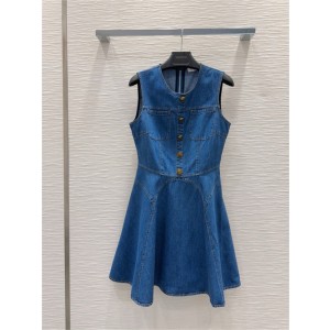 로에베 데님 민소매 원피스 L53308 2025/신상