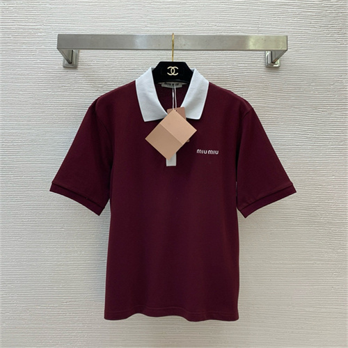 미우미우 반팔 폴로 티셔츠 M81759 2025/신상