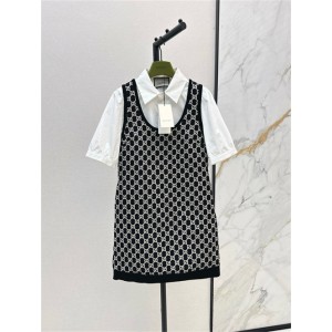 구찌 긴팔 셔츠 민소매 원피스 세트 G73509 2025/신상