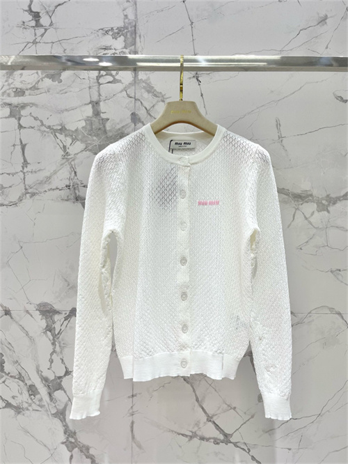 미우미우 긴팔 가디건 M52495 2025/신상