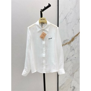 미우미우 긴팔 셔츠 M62904 2025/신상