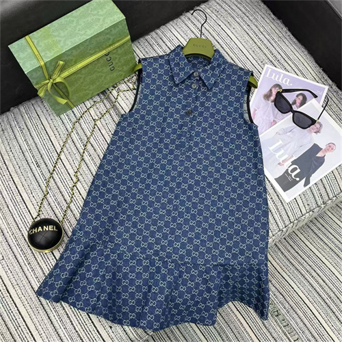 구찌 데님 민소매 원피스 G32805 2025/신상