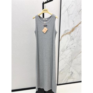 미우미우 민소매 원피스 M32604 2025/신상