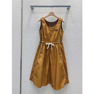 미우미우 민소매 원피스 M23502 2025/신상