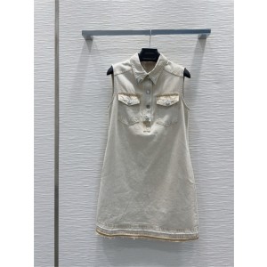 발렌티노 데님 민소매 원피스 V23201 2025/신상