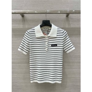 미우미우 반팔 폴로 니트 M72495 2025/신상