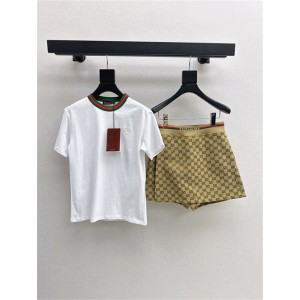 구찌 반팔 티셔츠 스커트 세트 G43502 2025/신상