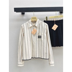 미우미우 긴팔 셔츠 M72804 2025/신상