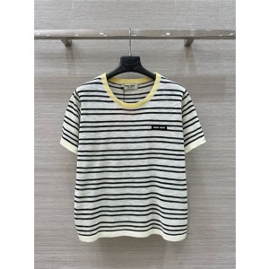 미우미우 반팔 티셔츠 M91952 2025/신상