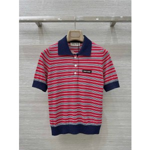 미우미우 반팔 폴로 티셔츠 M42495 2025/신상