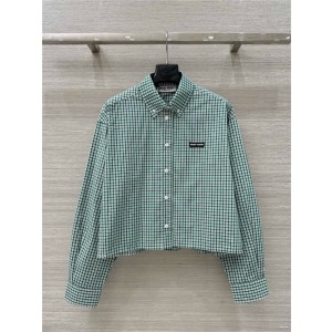 미우미우 긴팔 셔츠 M62404 2025/신상