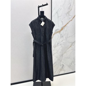브루넬로 쿠치넬리 데님 민소매 원피스 B83408 2025/신상