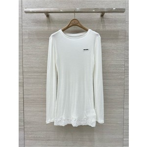 미우미우 긴팔 티셔츠 M42054 2025/신상