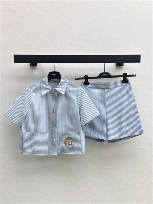 펜디 반팔 셔츠 반바지 세트 F63906 2025/신상