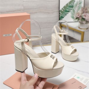 미우미우 여성용 샌들 (굽높이11.5CM) M98148-1 2025/신상