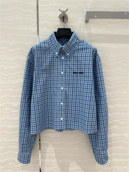 미우미우 긴팔 셔츠 M92705 2025/신상