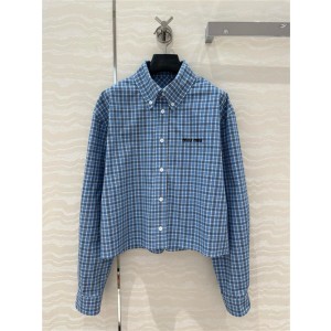 미우미우 긴팔 셔츠 M92705 2025/신상