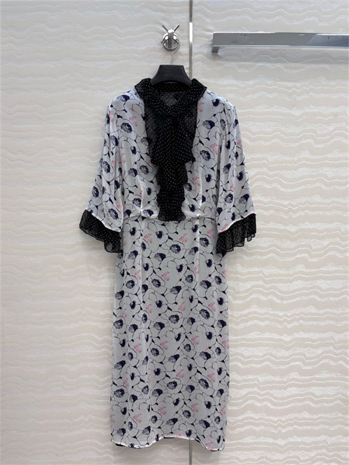 프라다 실크 원피스 P44707 2025/신상