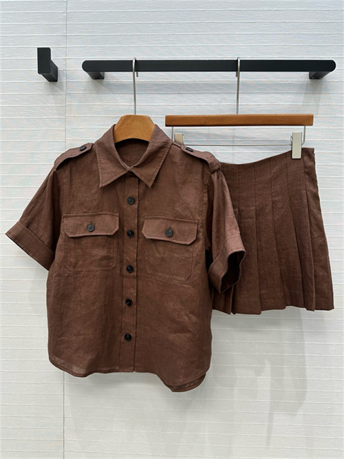 로로피아나 반팔 셔츠 스커트 세트 L44303 2025/신상