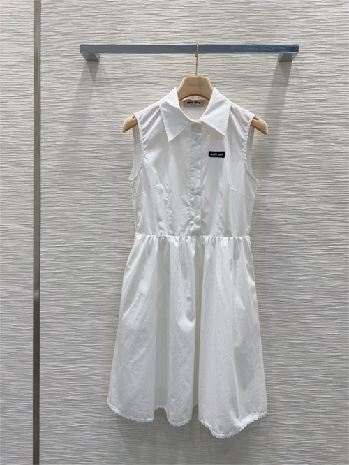 미우미우 민소매 원피스 M52992 2025/신상