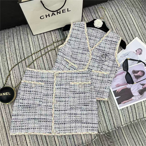샤넬 조끼 스커트 세트 C14303 2025/신상