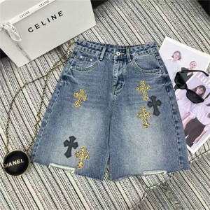 크롬하츠 데님 반바지 C42103 2025/신상