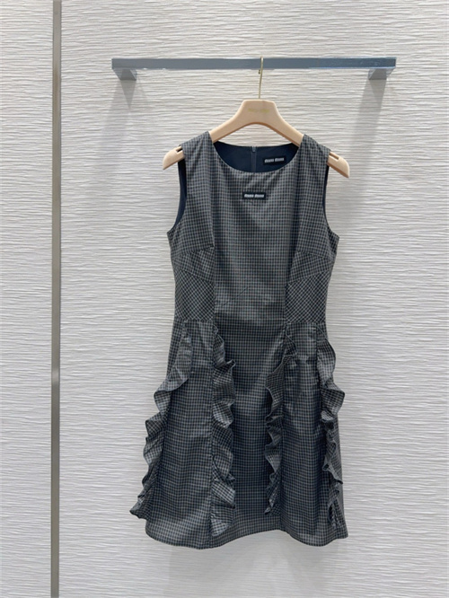 미우미우 민소매 원피스 M72992 2025/신상