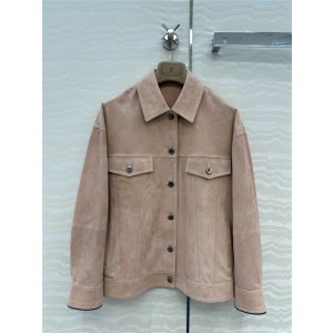 브루넬로 쿠치넬리 양가죽 셔츠 자켓 B61330 2025/신상