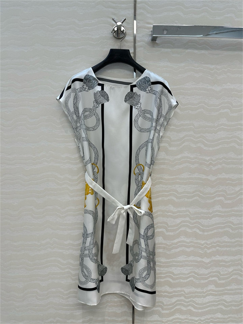 에르메스 민소매 실크 원피스 H83998 2025/신상