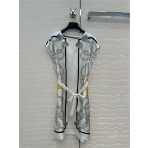 에르메스 민소매 실크 원피스 H83998 2025/신상