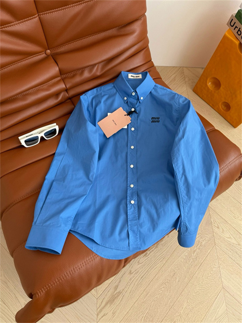미우미우 긴팔 셔츠 M52704 2025/신상