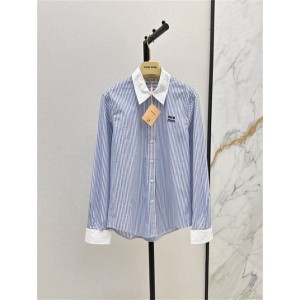 미우미우 긴팔 셔츠 M52497 2025/신상