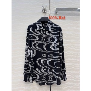 샤넬 실크 긴팔 셔츠 C83702 2025/신상