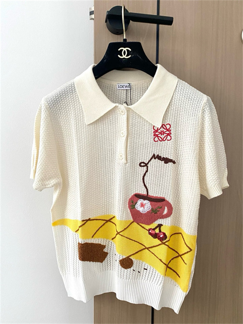 로에베 반팔 폴로 니트 L12208 2025/신상