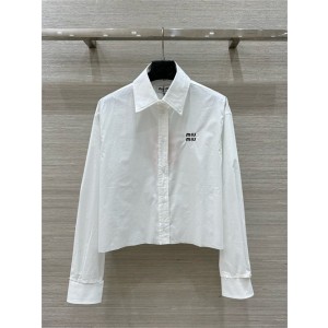 미우미우 긴팔 셔츠 M62408 2025/신상