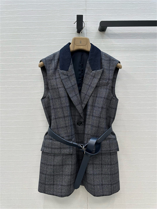 브루넬로 쿠치넬리 양복 조끼 B83604 2025/신상