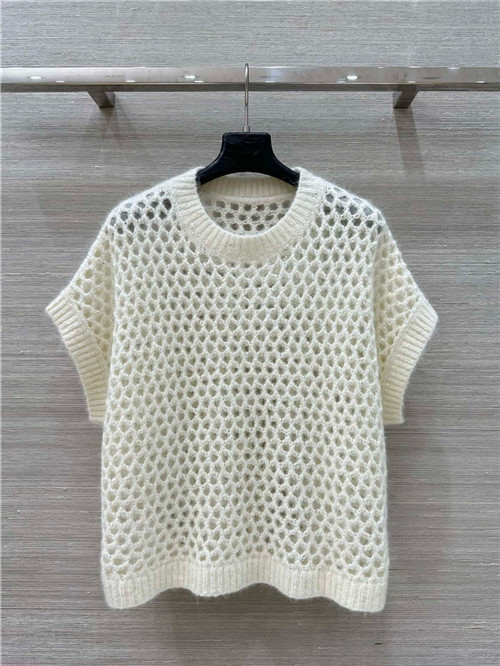 브루넬로 쿠치넬리 반팔 니트 B73205 2025/신상