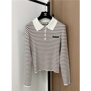 미우미우 긴팔 폴로 티셔츠 M42305 2025/신상