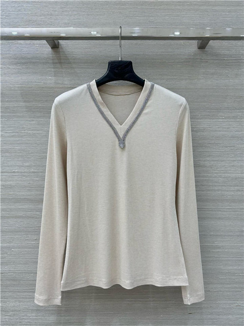 브루넬로 쿠치넬리 긴팔 티셔츠 B82996 2025/신상