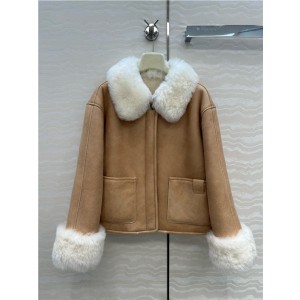 로에베 양털 일체형 자켓 D81460 2025/신상