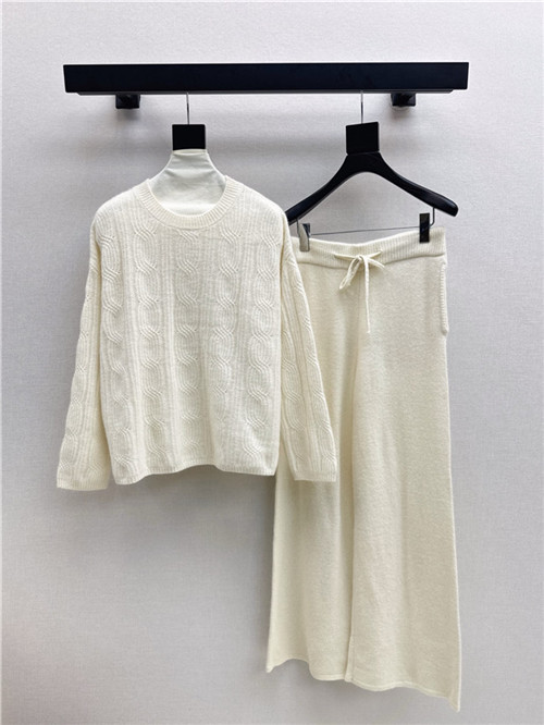 로로피아나 캐시미어 긴팔 니트 캐주얼 바지 세트 L74905 2025/신상