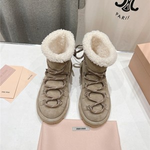 미우미우 여성용 스노우 부츠 M27595-1 2025/신상