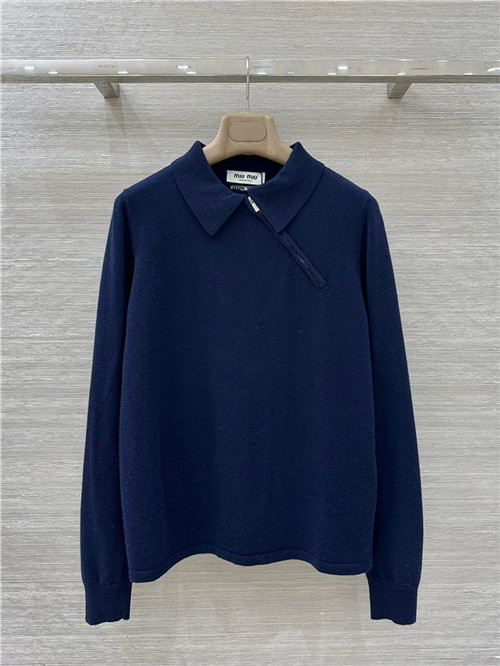 미우미우 긴팔 폴로 니트 M52994 2025/신상
