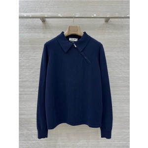 미우미우 긴팔 폴로 니트 M52994 2025/신상